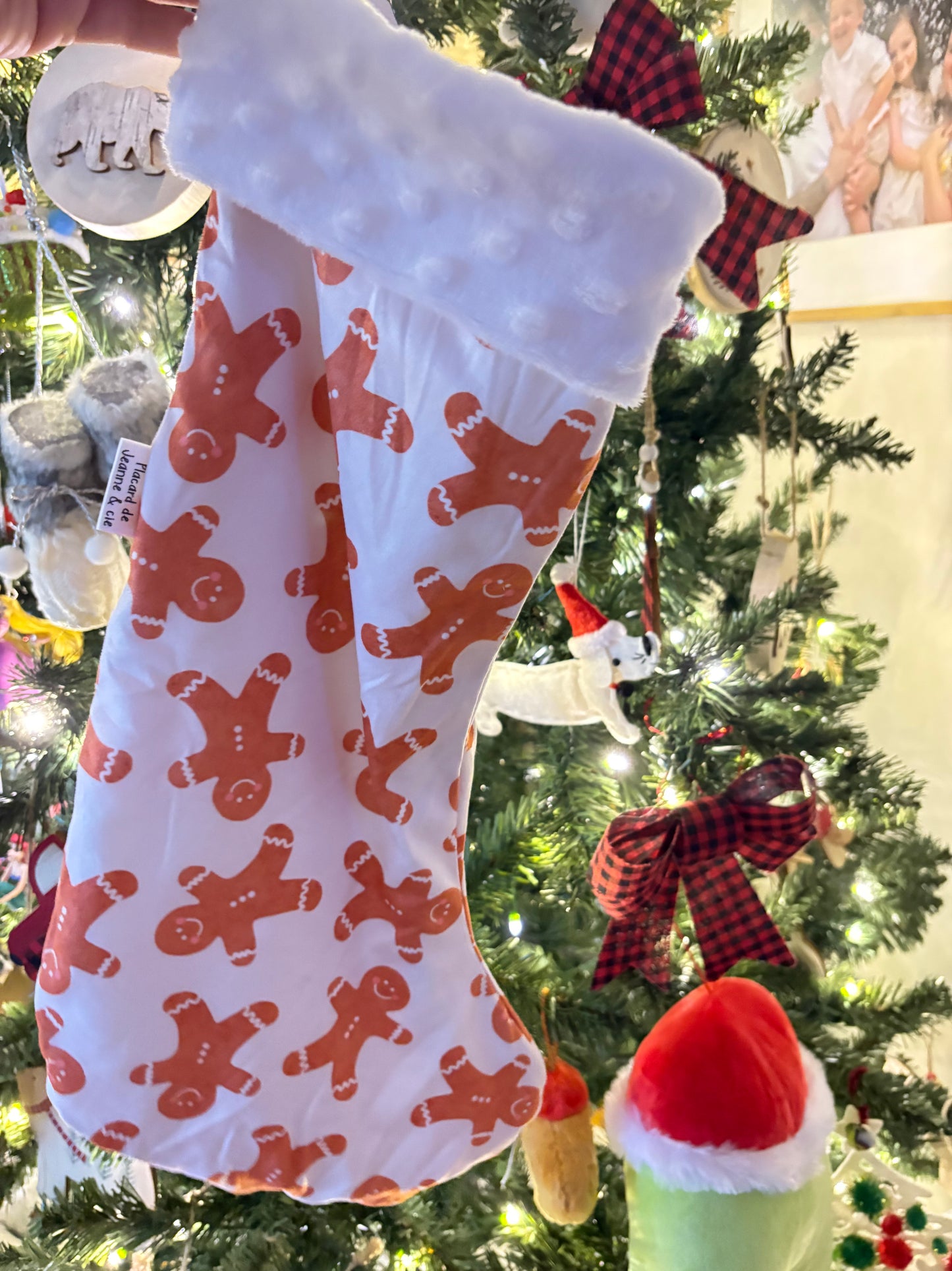 Bas de Noël Pain d'épices* NEUF