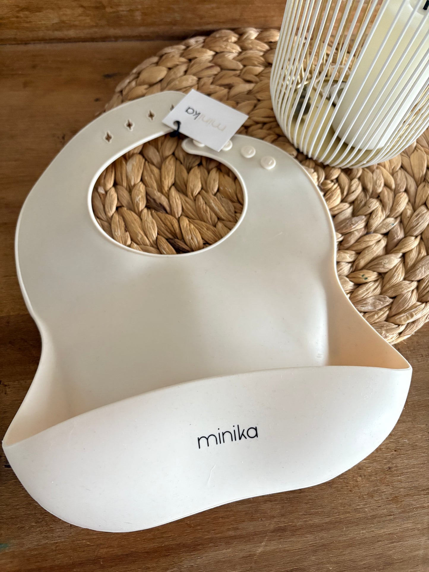 Bavette silicone blanc NEUF