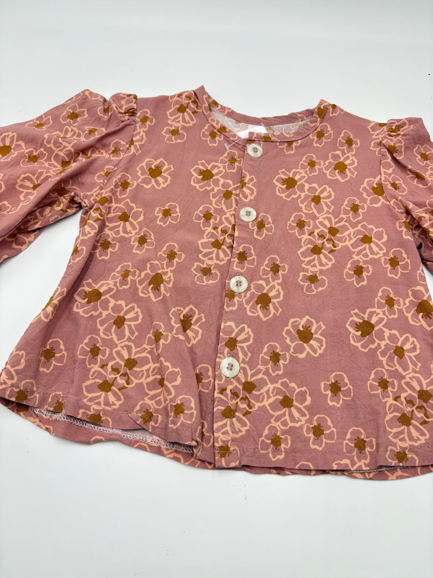 Chemisier/Haut Rubis Pastel 4-5ans