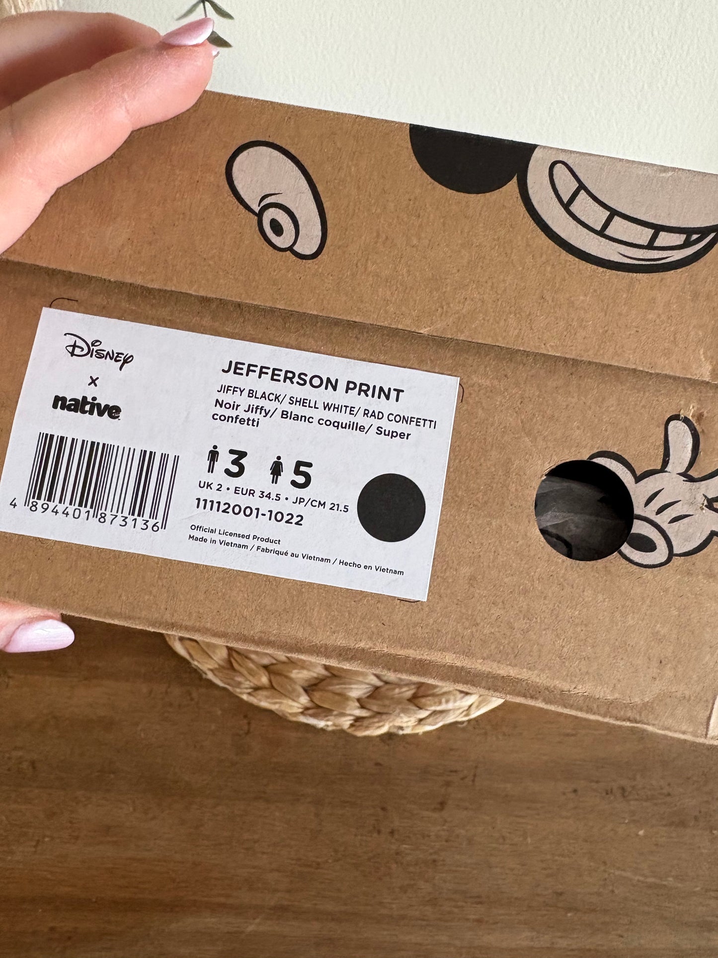 Souliers native 3gars, 5filles