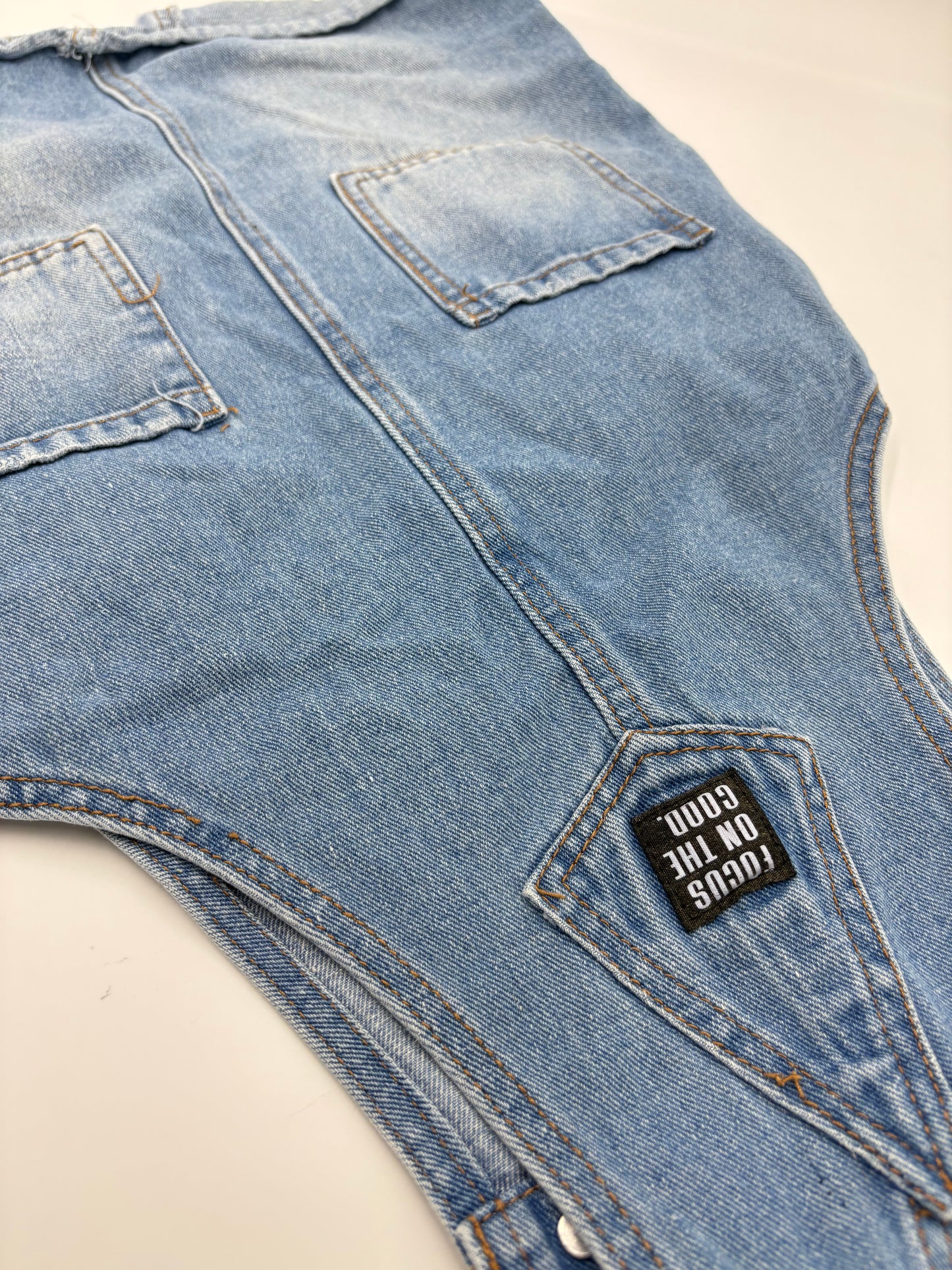 Salopette jeans jupe 8ans