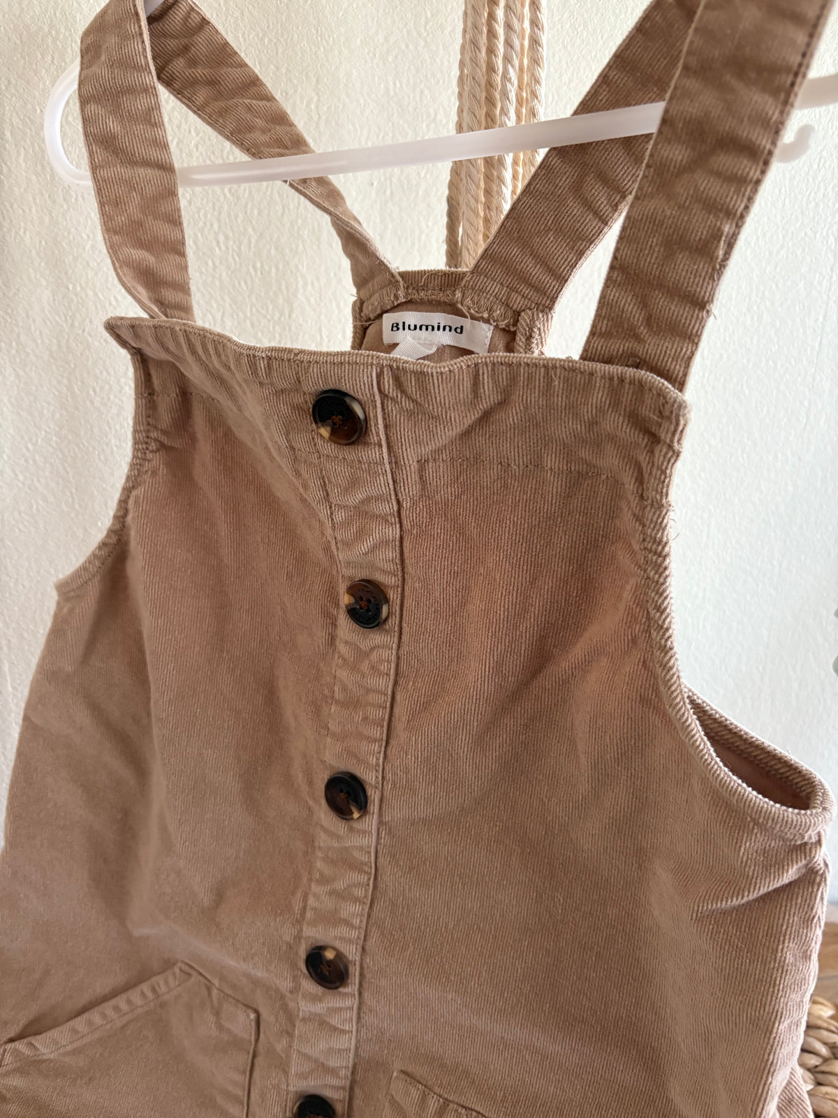 Salopette corduroy 8ans