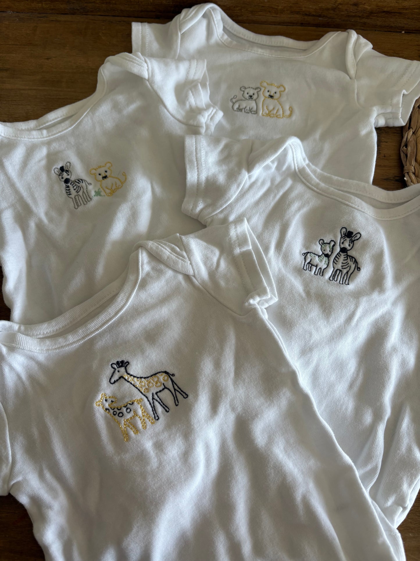 Cache-couches (4) new born