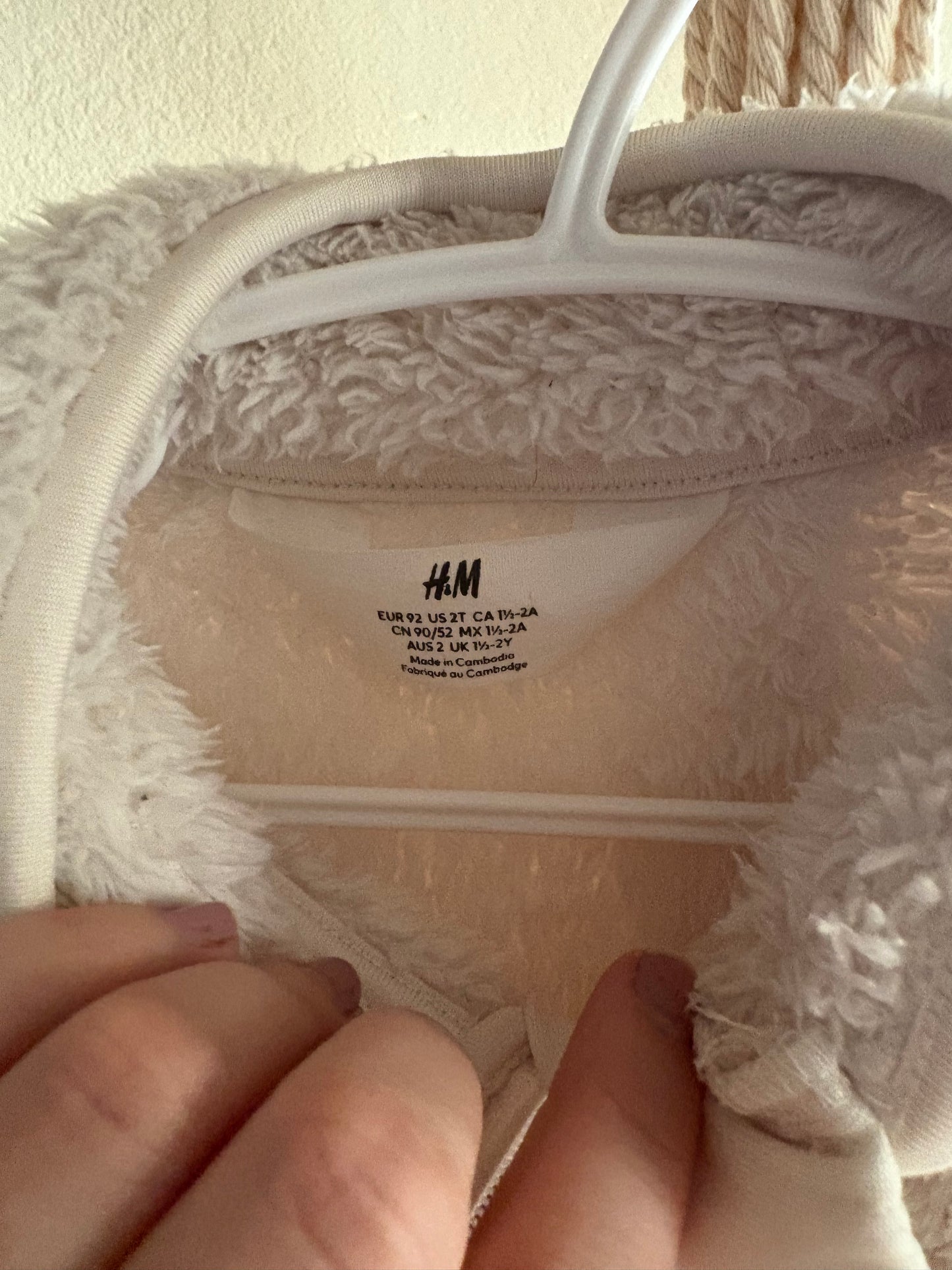 Veste douce 1/2-2ans