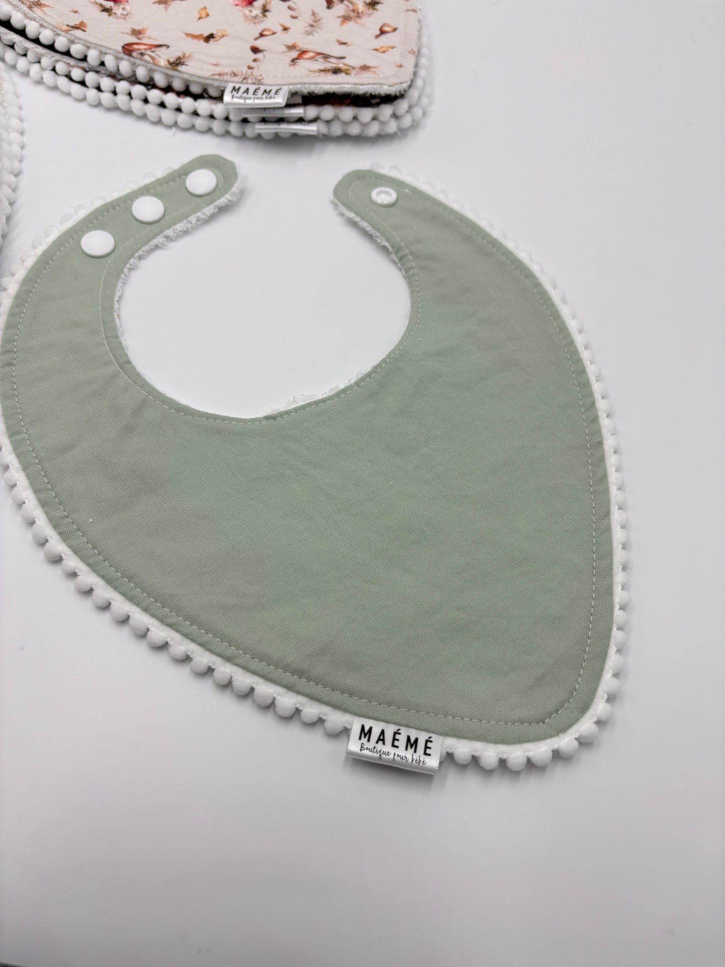 Bavoirs Maémé Menthe*NEUF