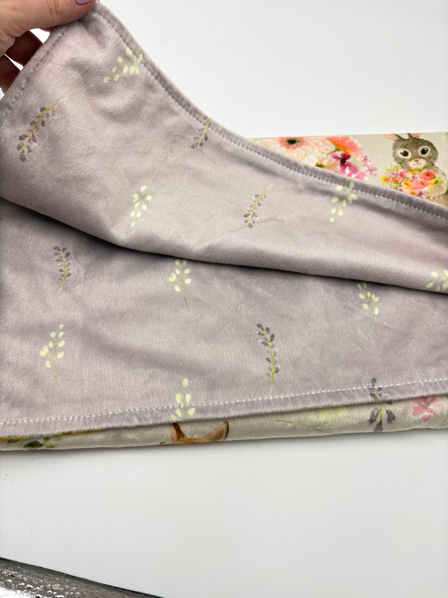 Doudou minky animaux de la forêt NEUF