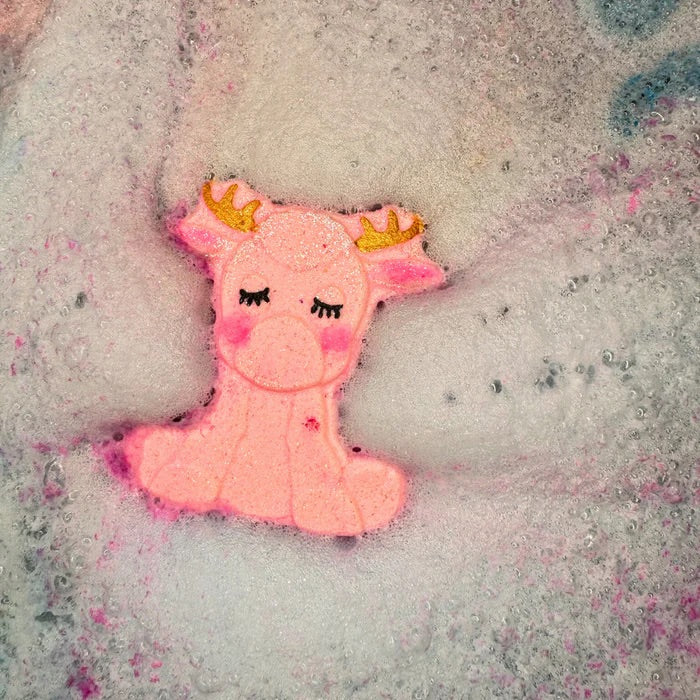 Bombe de bain reine rudolph rose