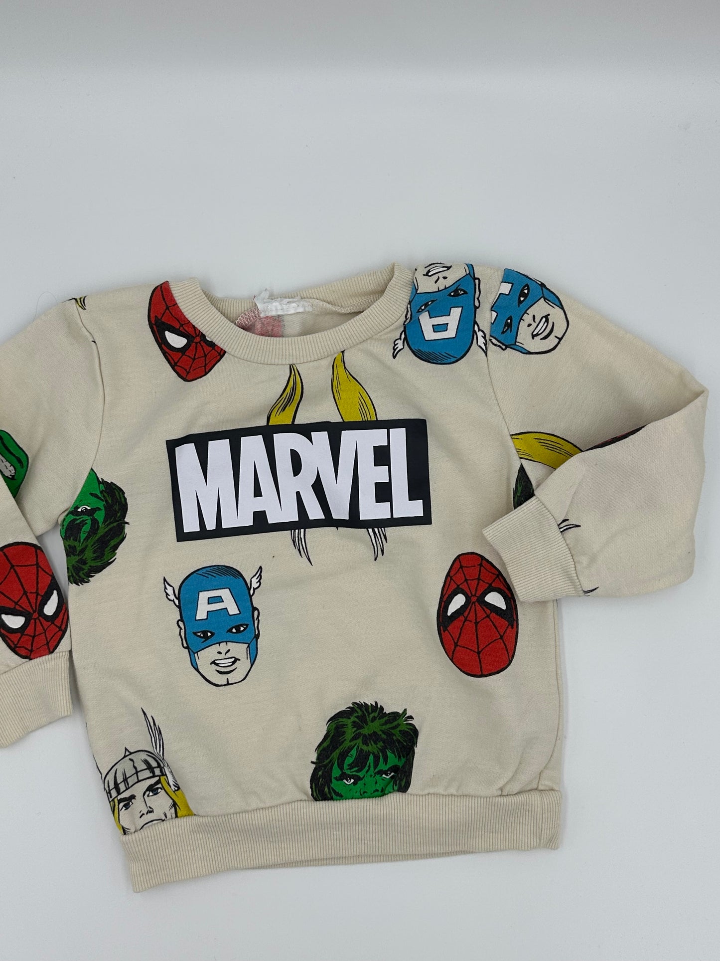 Chandail Marvel environ 18-24m
