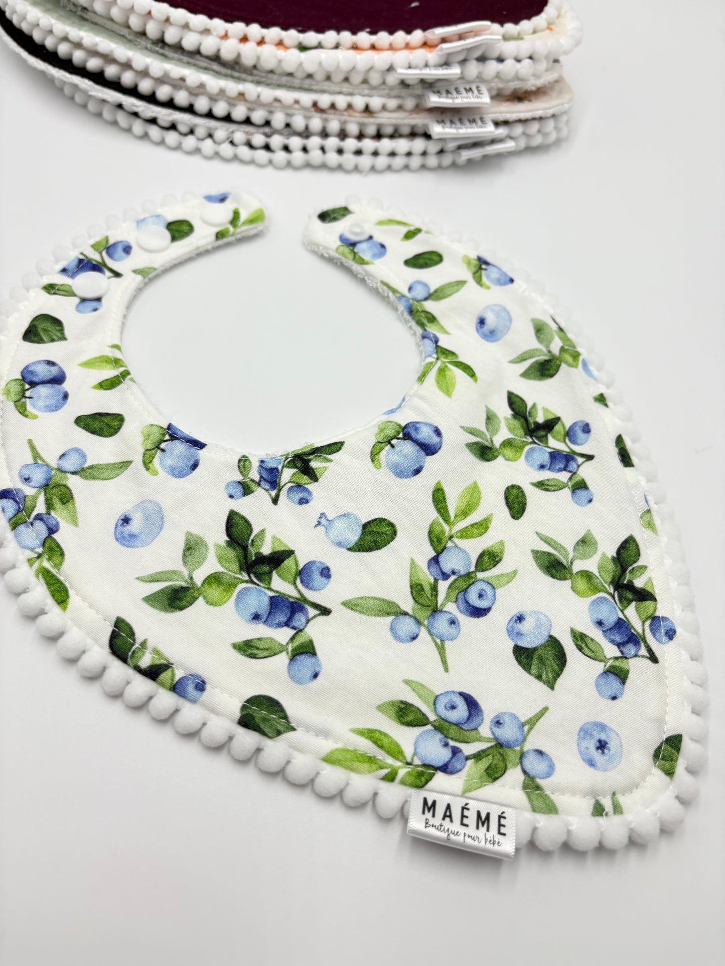 Bavoirs Maémé Bleuets*NEUF