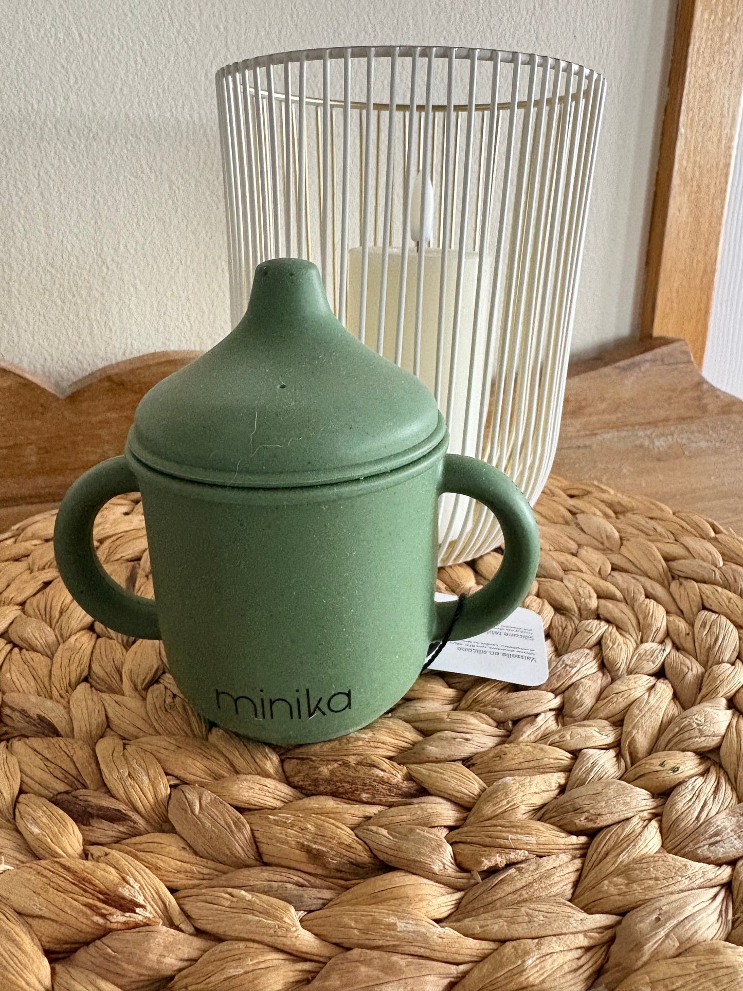 Verre à bec silicone kale NEUF