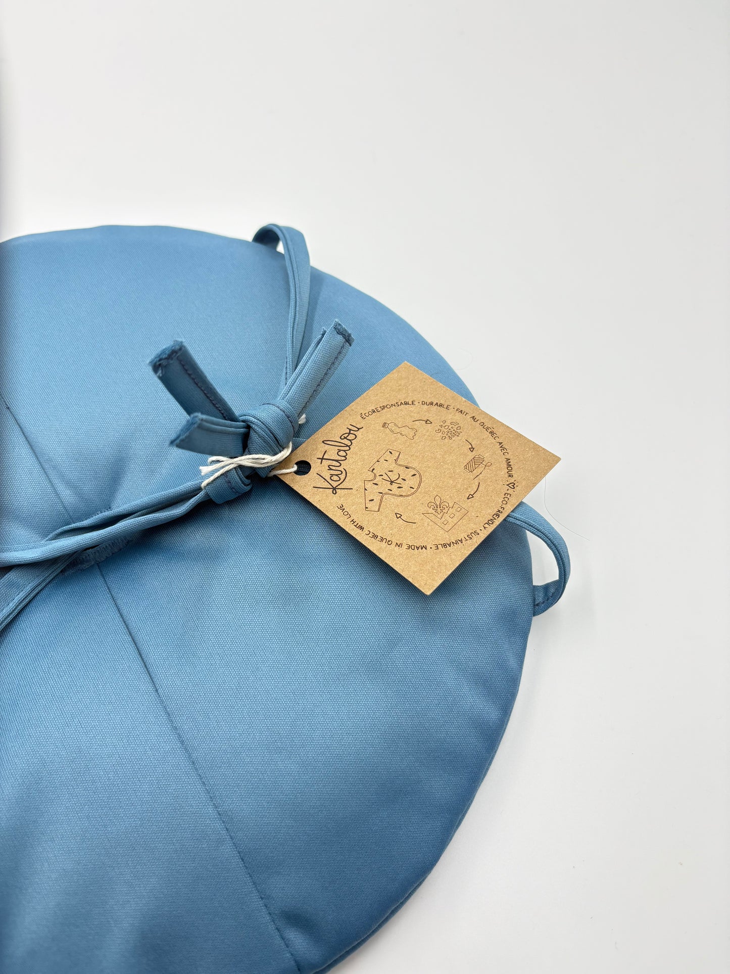 Coussin balançoire Pétoncles Bleu sardine Kantalou NEUF