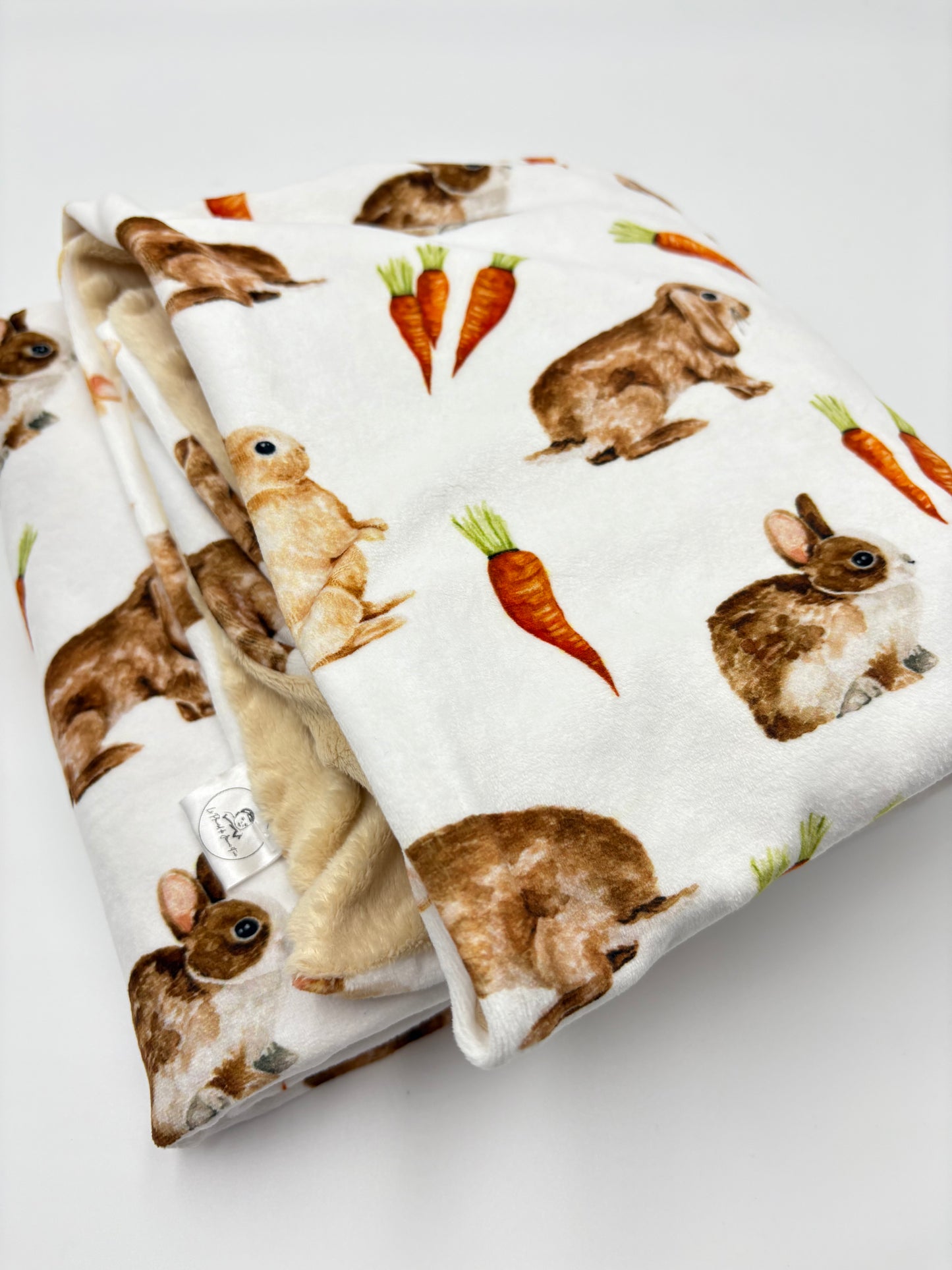 Doudou Minky taille bebe 38x48po NEUF