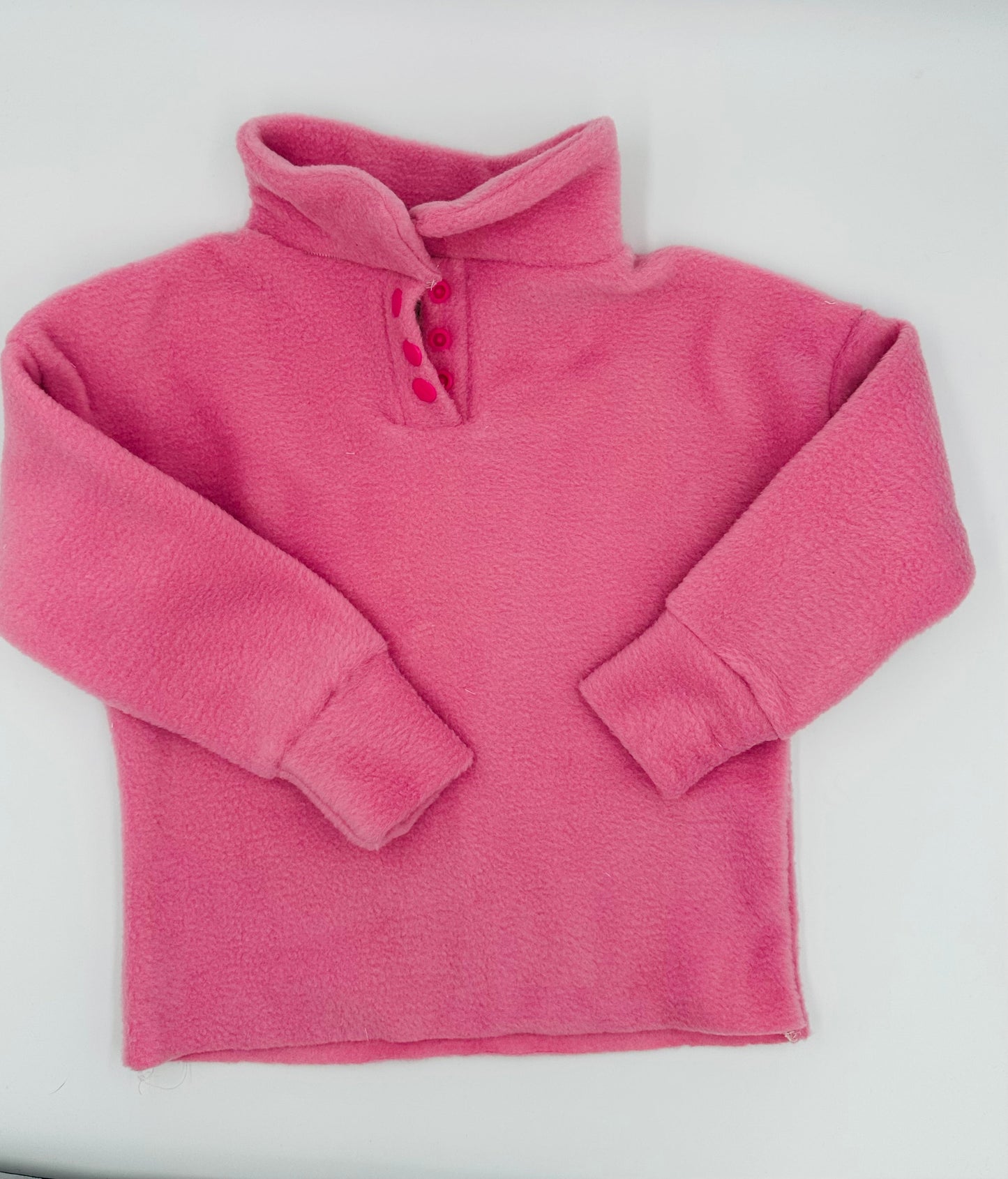 Chandail polar 2ans rose - Boutique friperie le placard de Jeanne et cie