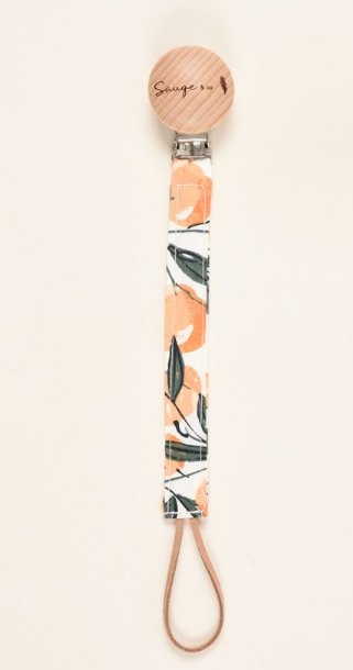 Attache suce bois Les pêches - sauge et co - Boutique friperie le placard de Jeanne et cie