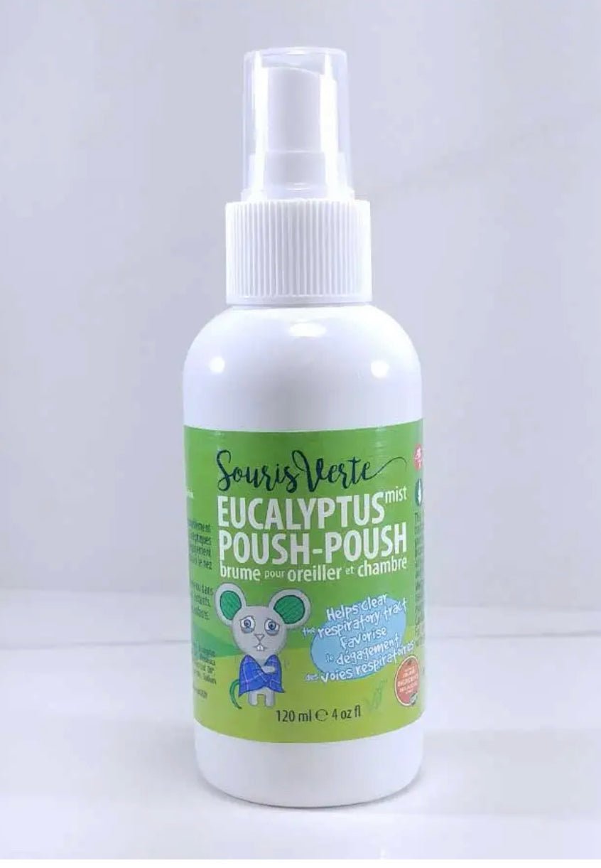 Brûme poush poush eucalyptus Souris verte - Boutique friperie le placard de Jeanne et cie