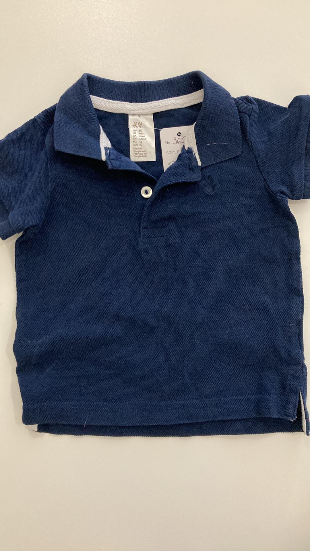 Chandail à manches courtes 4-6m - Boutique friperie le placard de Jeanne et cie