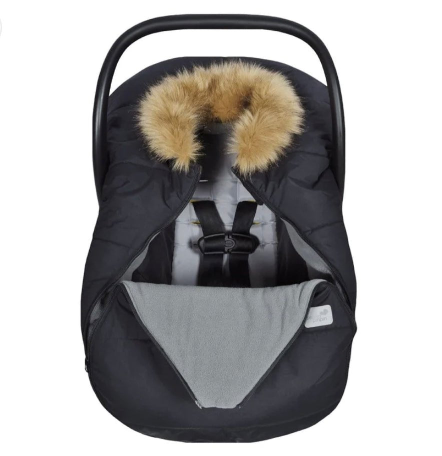 Couvre coquille Noir HIVER - Boutique friperie le placard de Jeanne et cie