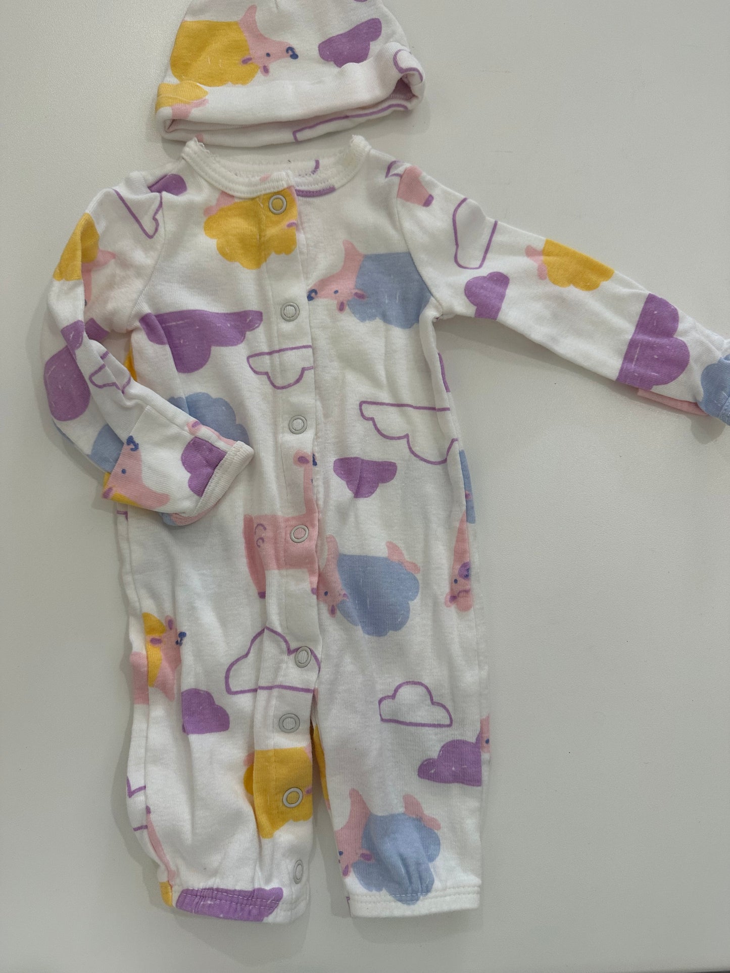 Pyjama new born avec bonnet