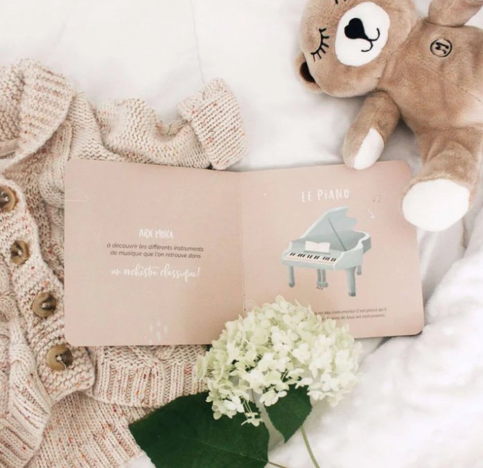 Livre Moka découvre les instruments de musique classique - moka - Boutique friperie le placard de Jeanne et cie