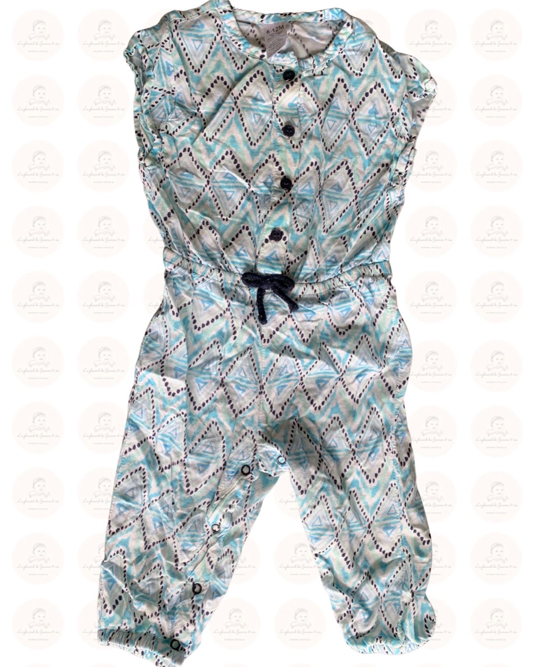 Onepiece George 6-12m - Boutique friperie le placard de Jeanne et cie