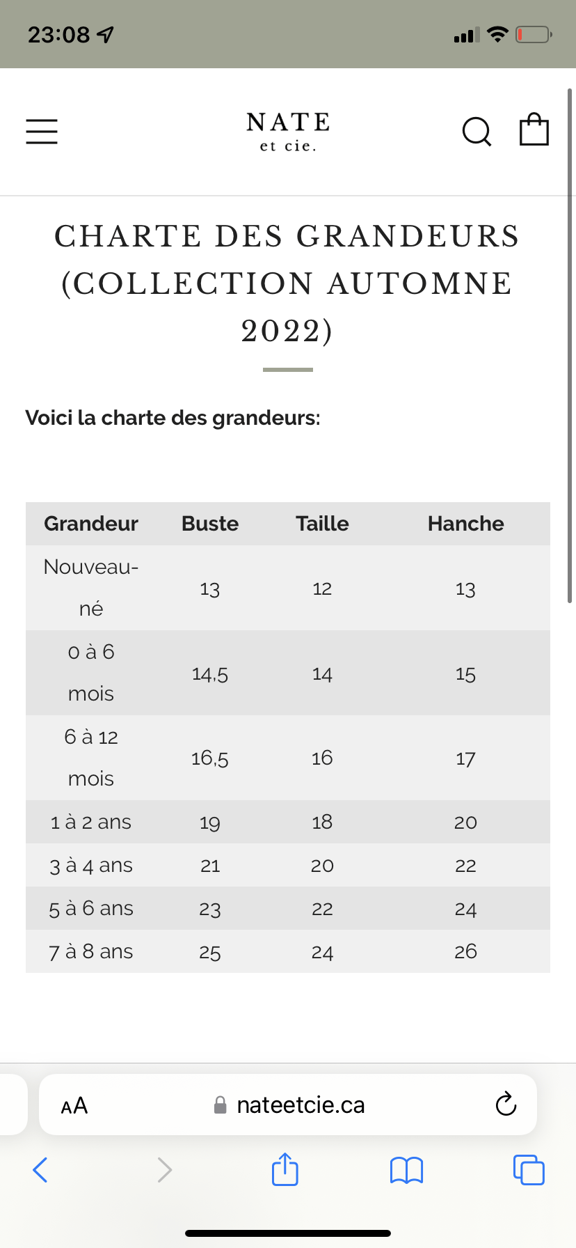 Pyjama gaufré mauve - Nate et cie - Boutique friperie le placard de Jeanne et cie