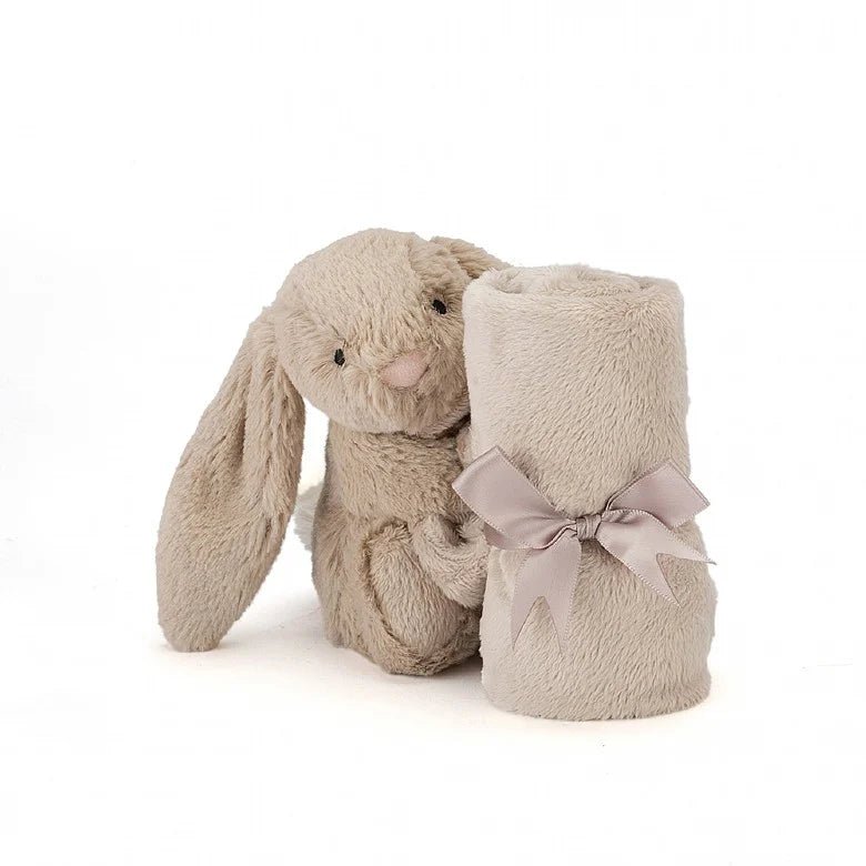 Toutou doudou lapin beige Jellycat - Boutique friperie le placard de Jeanne et cie
