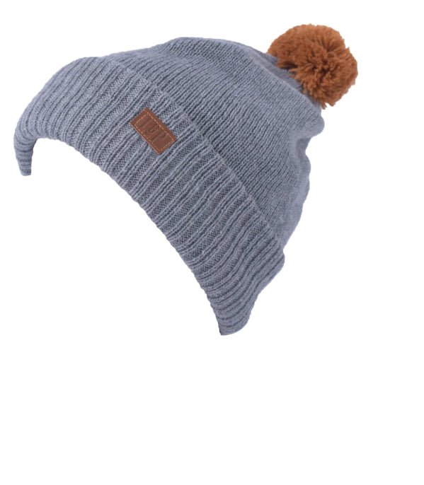 Tuque en tricot whistler gris LP APPAREL Boutique friperie le