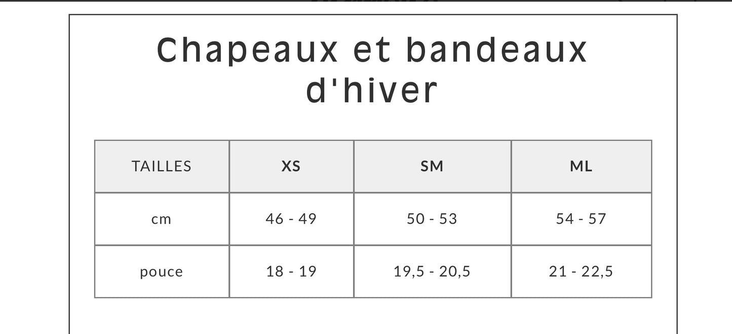 Tuque tricolore enfants bleu indigo - Headster - Boutique friperie le placard de Jeanne et cie