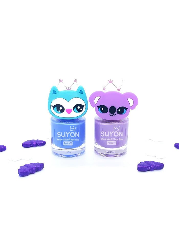 Vernis à ongle avec bague koala - violet - Suyon - Boutique friperie le placard de Jeanne et cie