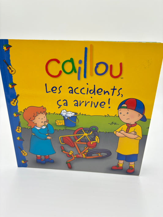 Livre Caillou - Les accidents