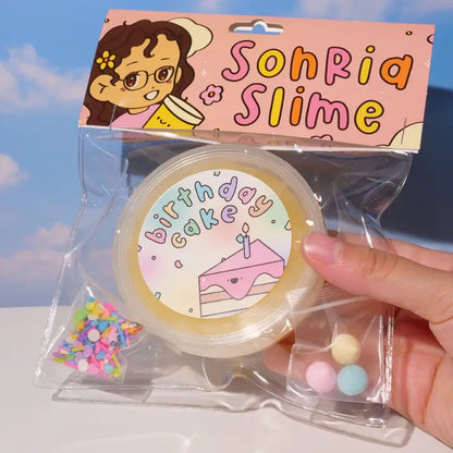 Slime Gâteau d'anniversaire - Sonria slime