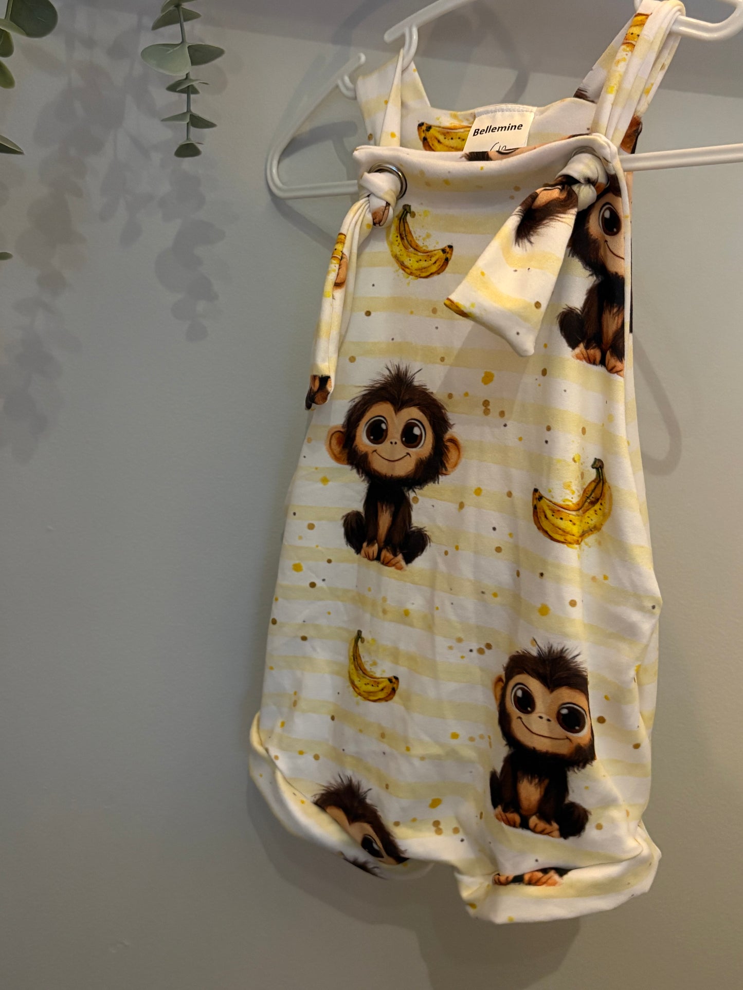 Salopette évolutive 6-18mois Singes*NEUF