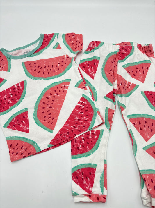 Pyjama 18m melon