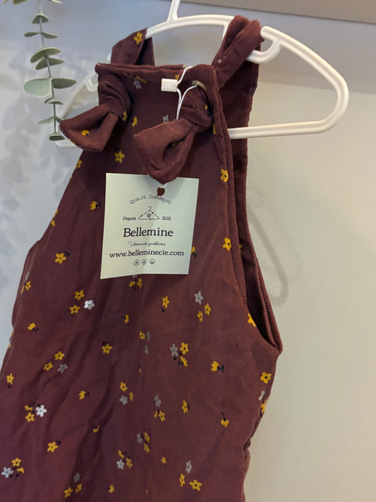 Robe 6-18m corduroy*NEUF