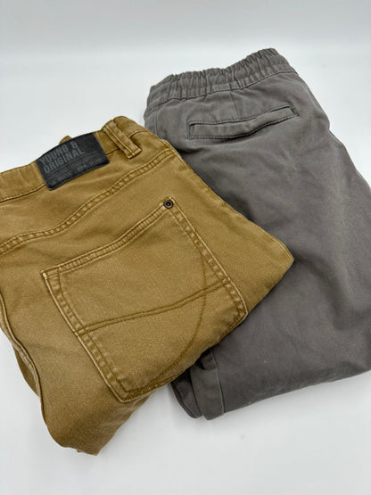 2 pantalons 12 - 14ans - Boutique friperie le placard de Jeanne et cie