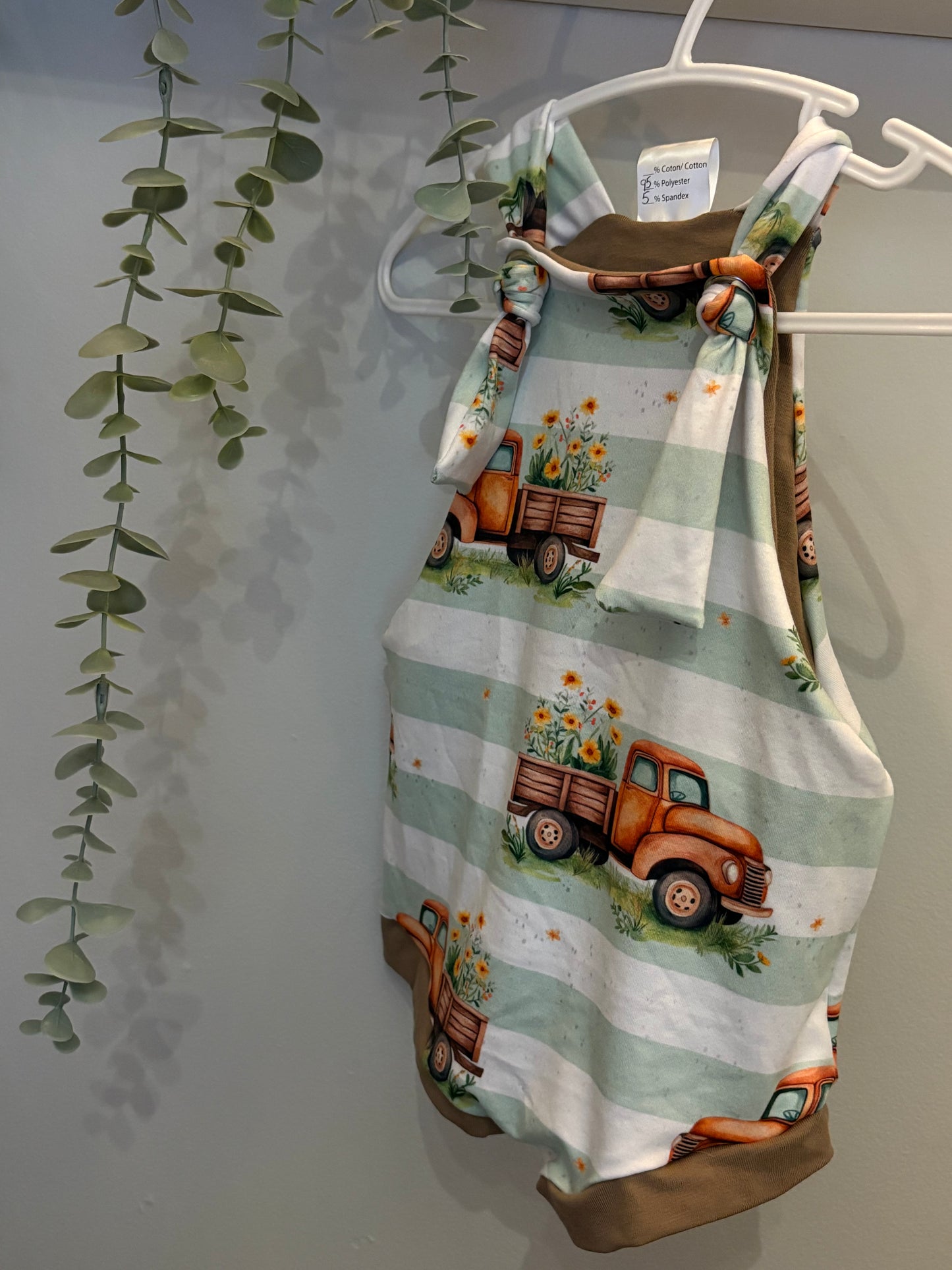 Salopette évolutive 6-18mois Camions*NEUF