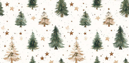 Couverture Minky - sapins