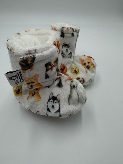 Pantoufles bébé ô chaud 3-6mois NEUF