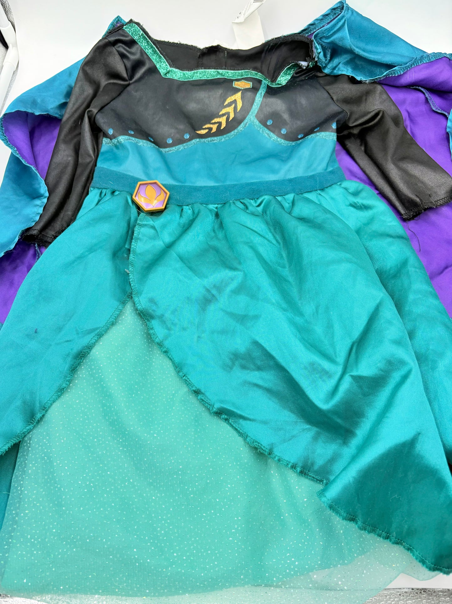 Robe Anna elsa des neiges environ 3ans