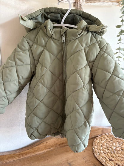 Manteau mi-saison 12-18m fait grand