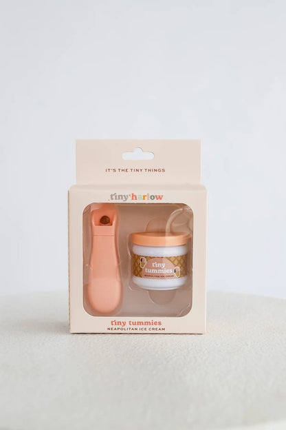 Purée crème glacée napolitaine - Tiny Harlow