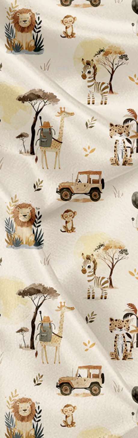 Couverture Minky - Safari