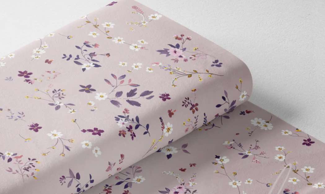 Couverture Minky - mauve