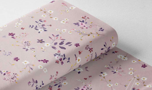 Couverture Minky - mauve