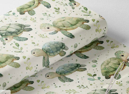 Couverture Minky - Tortues