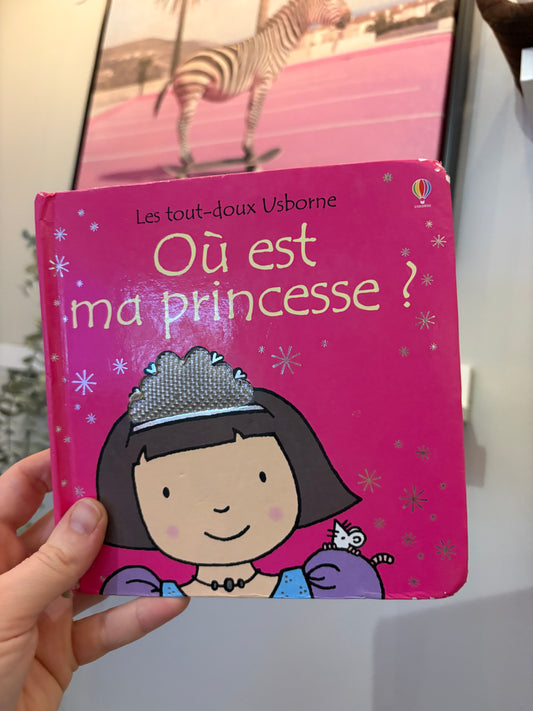 Livre princesse avec texture