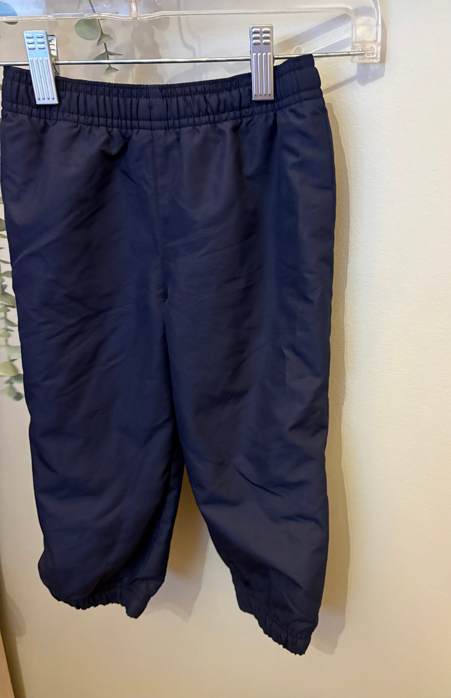 Pantalon de toile doublé 2ans bleu