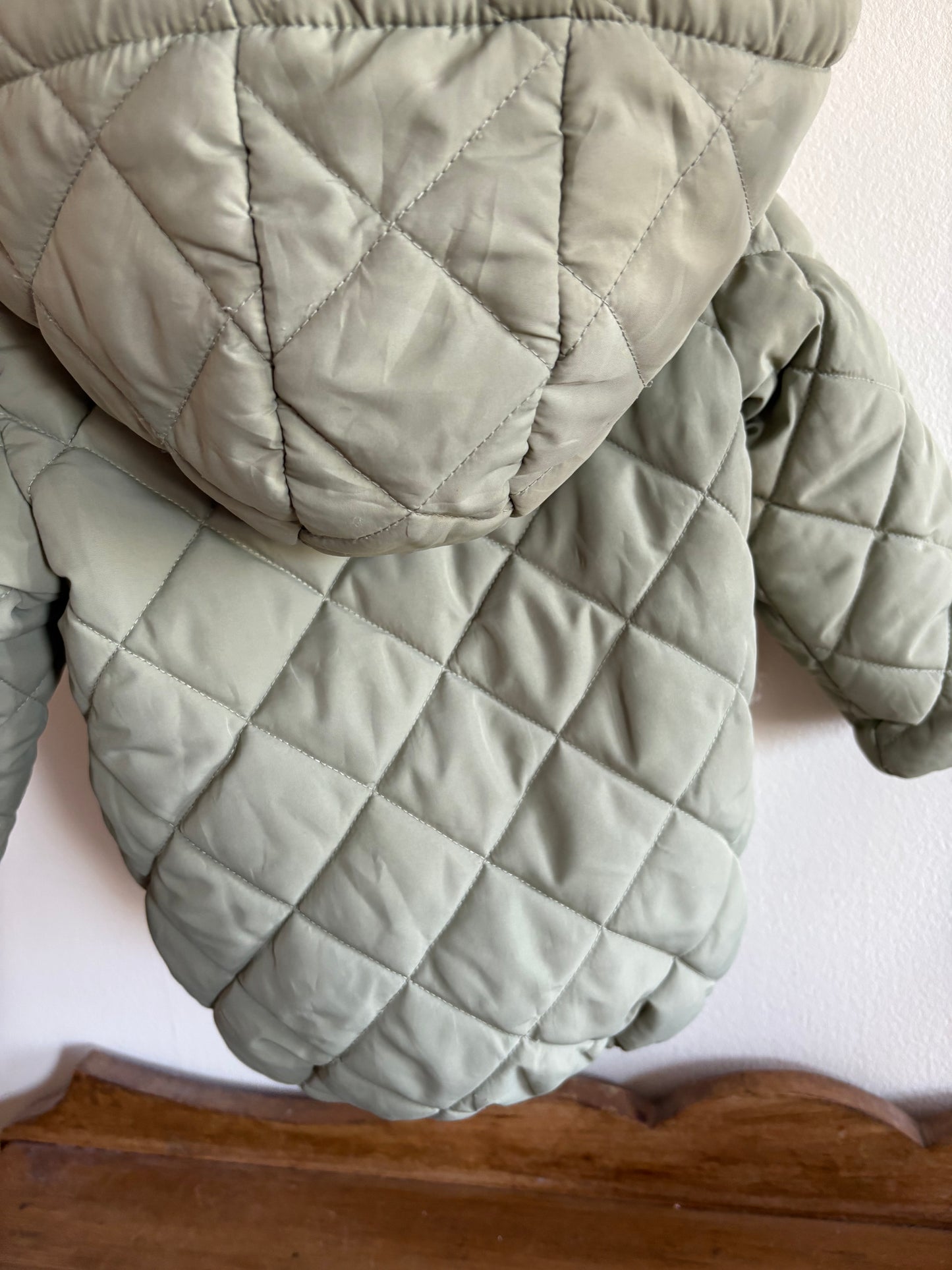Manteau mi-saison 12-18m fait grand