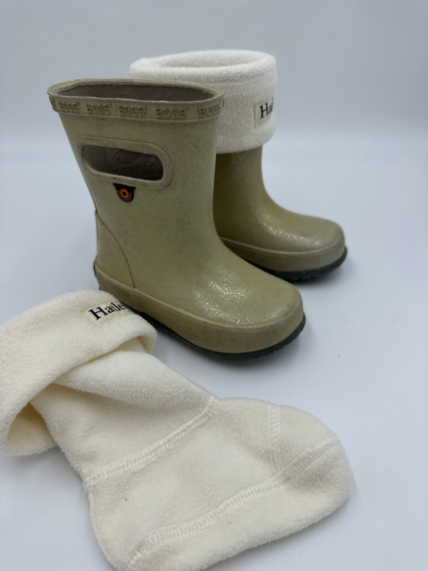 Bottes d’eau  taille 6 bogs + doublure hatley