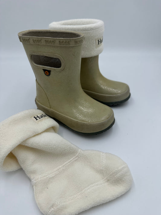Bottes d’eau  taille 6 bogs + doublure hatley